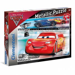 Metallic puzzle cars