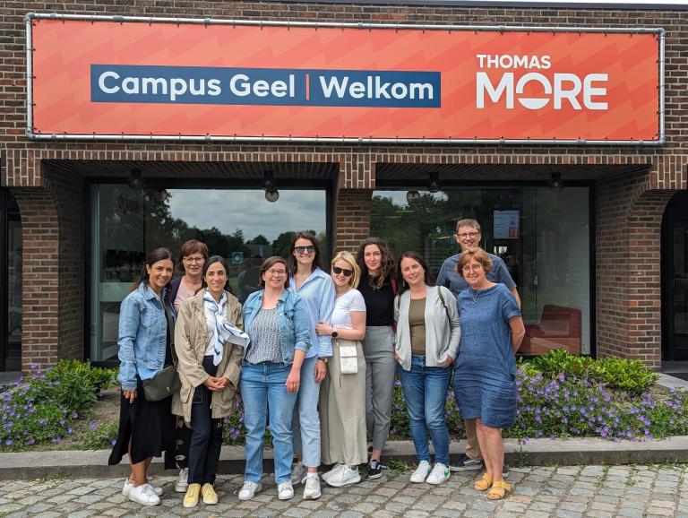Er vond een afsluitevent plaats in Geel, op de campus van Thomas More Hogeschool.