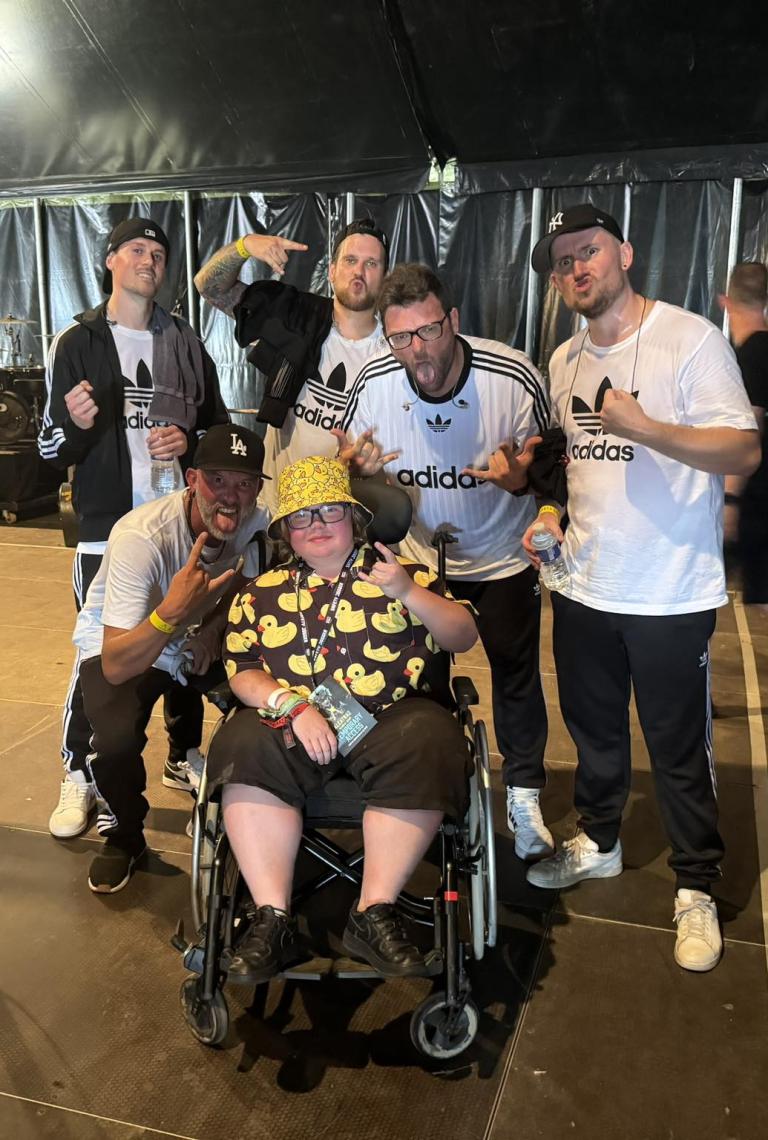 Jason op de foto met Bizkit Park